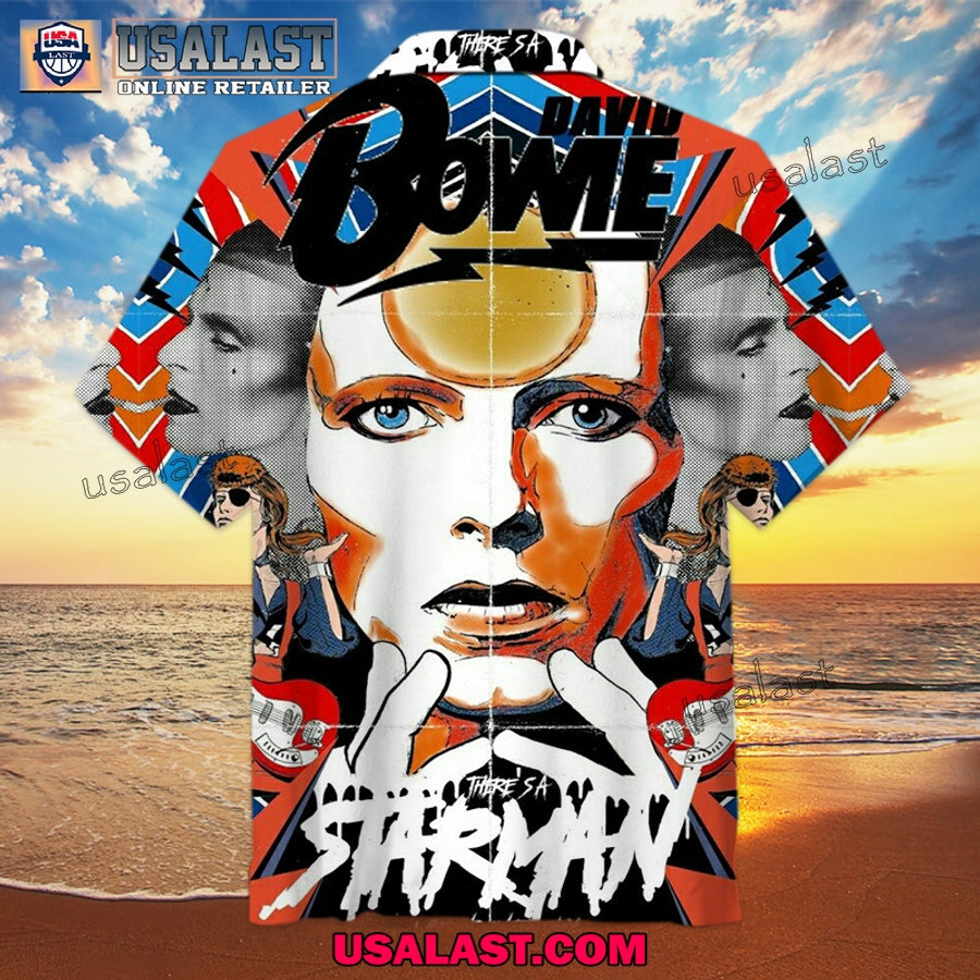 David Bowie There’s A Starman Hawaiian Shirt