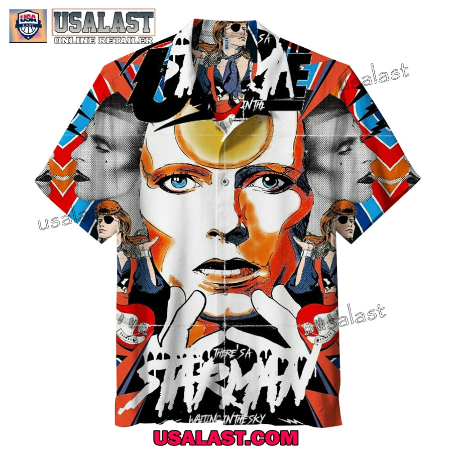 David Bowie There’s A Starman Hawaiian Shirt