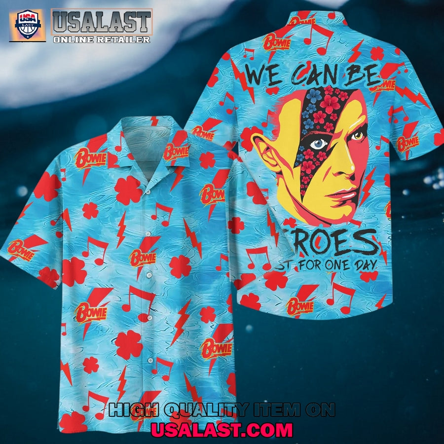 David Bowie We Can Be Heroes Hawaiian Shirt