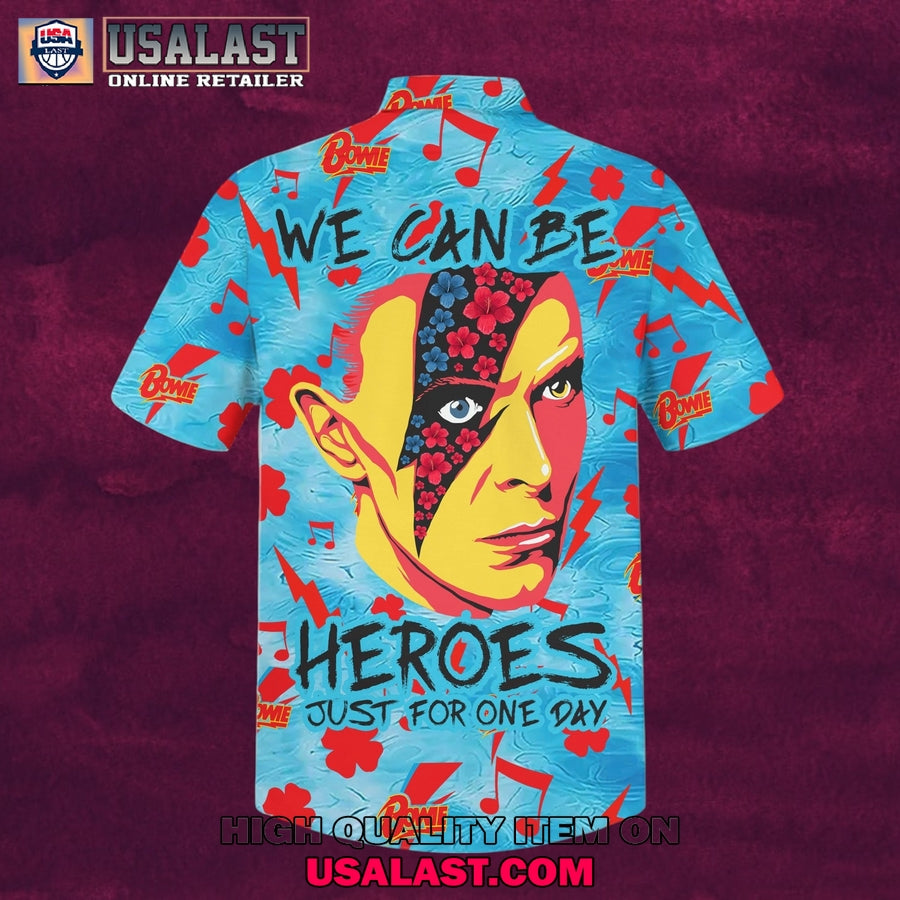 David Bowie We Can Be Heroes Hawaiian Shirt