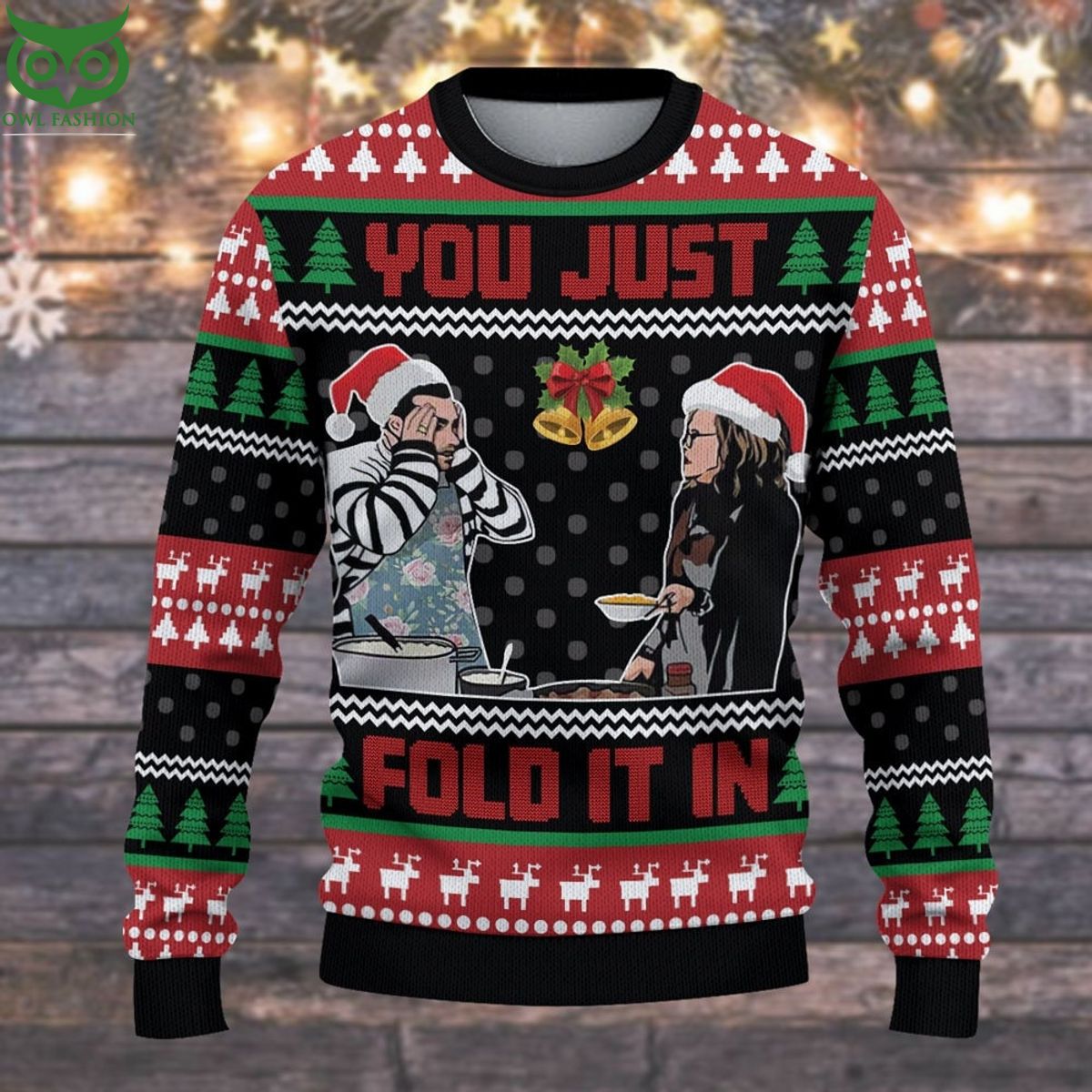 David Rose Xmas You Just Fold It In Schitts Creek Ugly Sweater