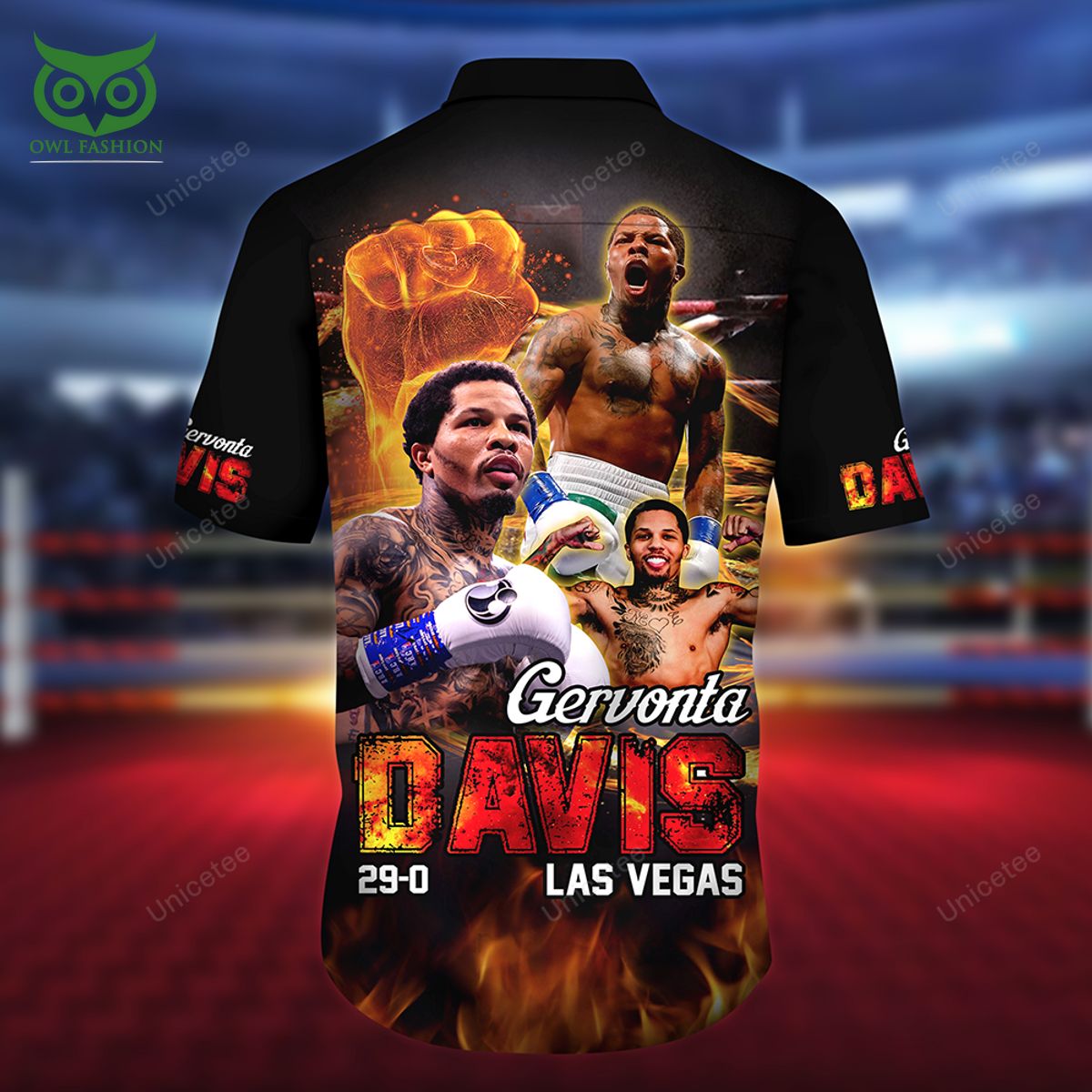 Davis Win Las Vegas WBC Boxing Hawaiian Shirt