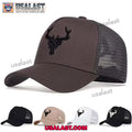 Deer Antlers Embroidery Logo Baseball Cap