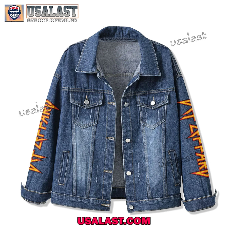 Def Leppard Let’s Get The Rock Denim Jacket