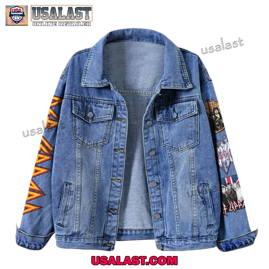 Def Leppard Signatures Custom Denim Jacket