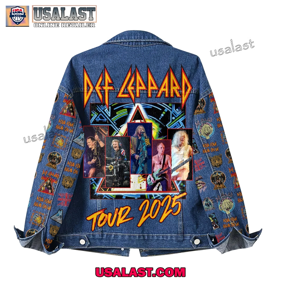 Def Leppard Tour 2025 Denim Jacket