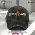 Defend Canada Beaver Printed Hat Cap