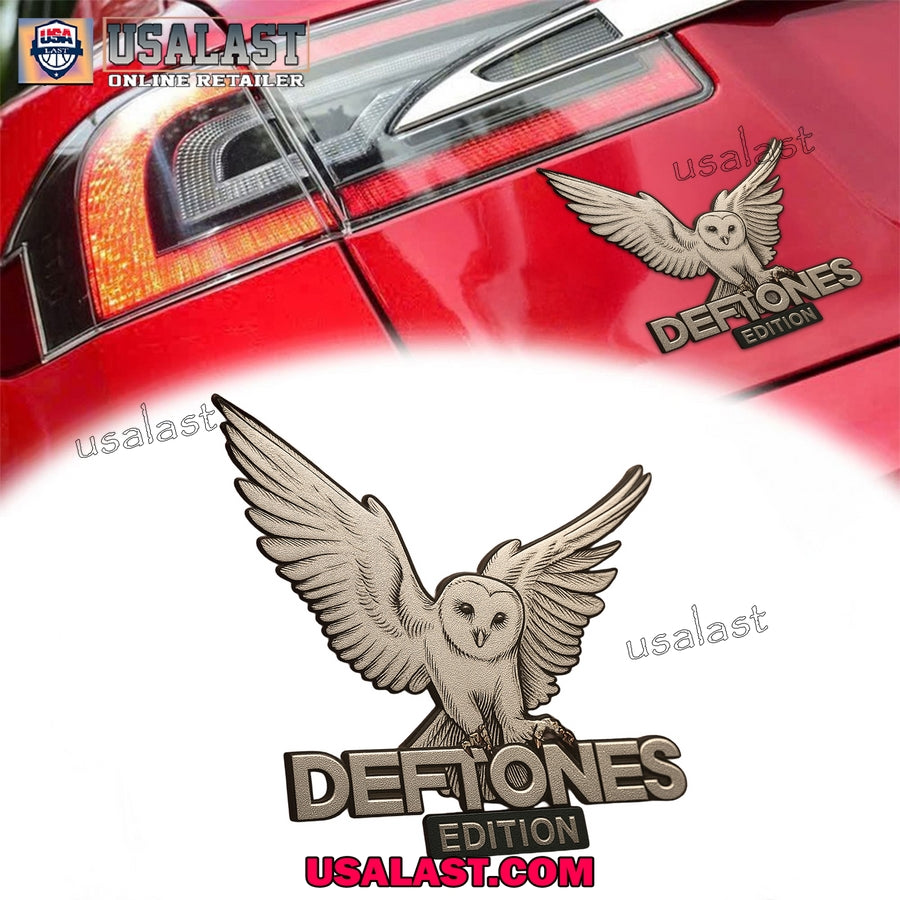 Deftones Custom 3D Car Badge Sticker