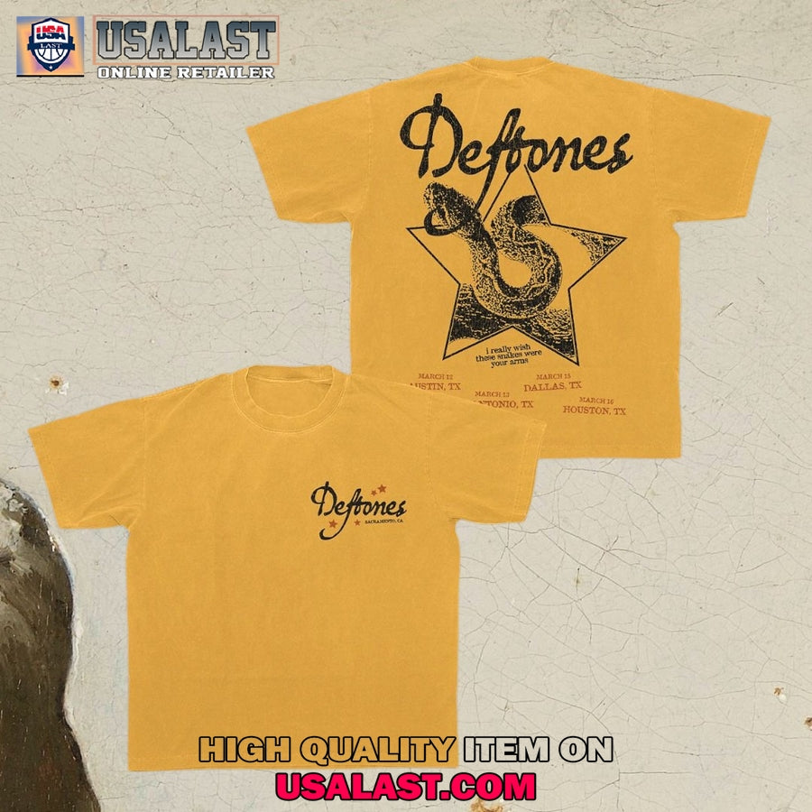 Deftones Texas Exclusive 2025 Tour T-Shirt