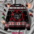 Demon Cat Ugly Christmas Sweater