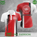 Denmark Danmarks fodboldlandshold National Football Team Polo Shirt