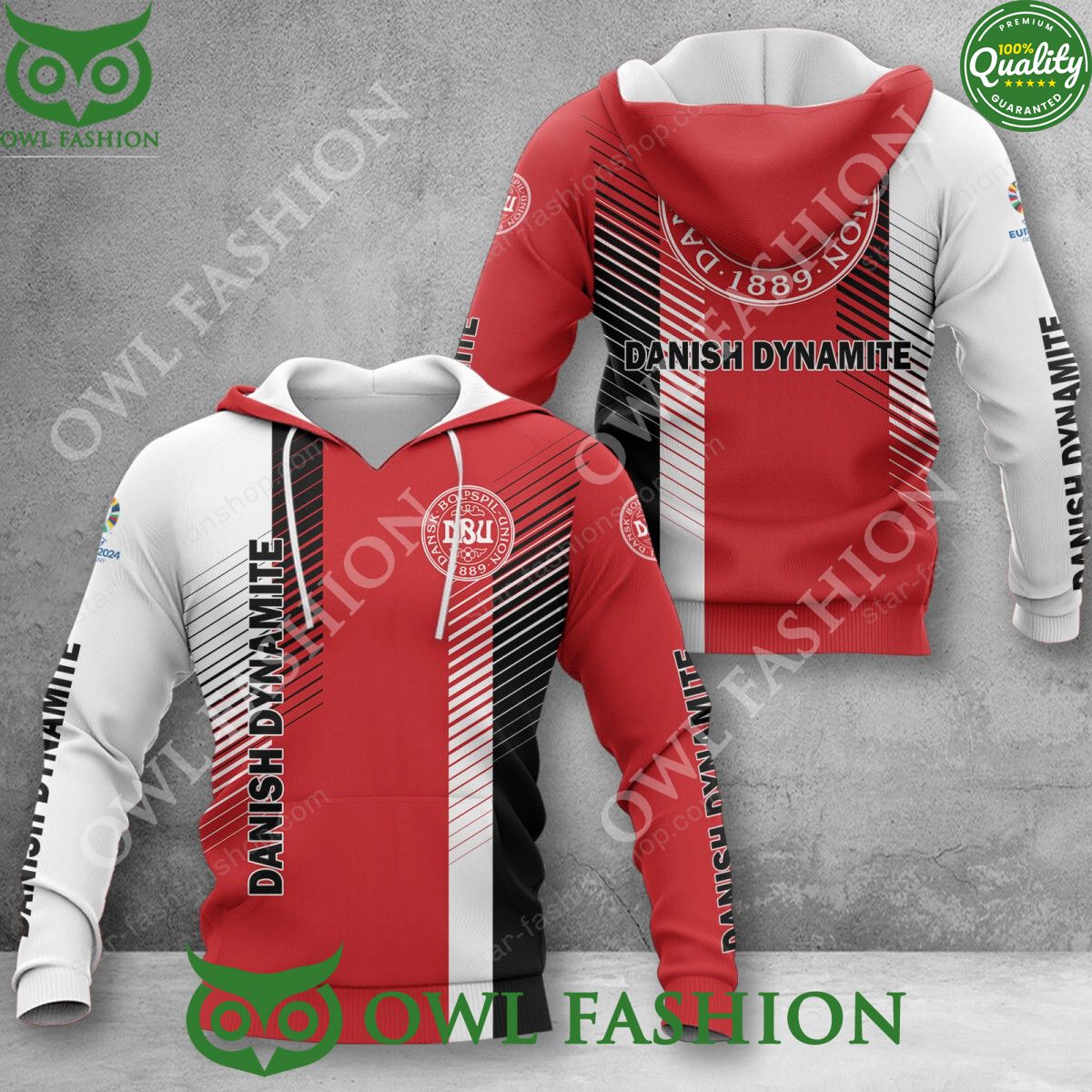 Denmark Danmarks fodboldlandshold National Football Team Polo Shirt