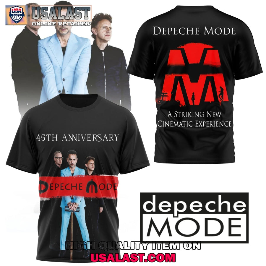 Depeche Mode 45th Anniversary 3D Shirt