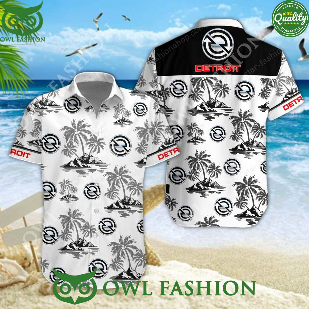 Detroit Diesel American diesel engine manufacturer hawaiian shirt and short