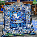 Detroit Lions 2024 Forever Player names Go Lions Winners blanket