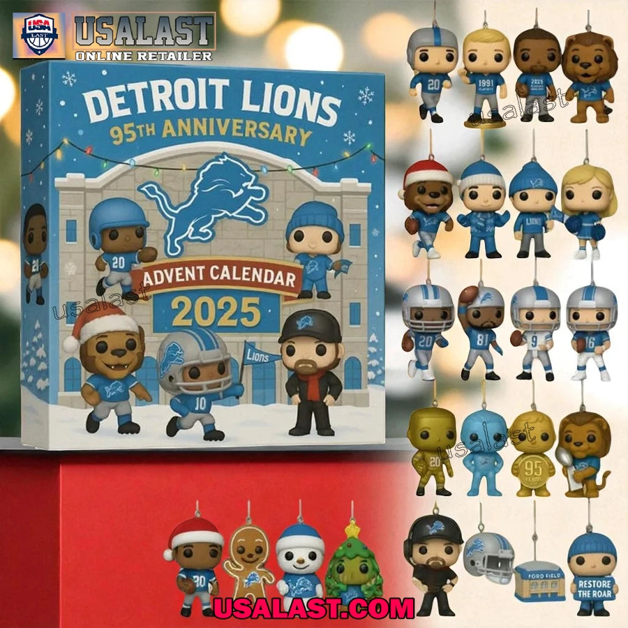 Detroit Lions 95th Anniversary Advent Calendar