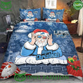 Detroit Lions Christmas Santa Claus Premium Bedding Sets