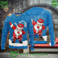 Detroit Lions Dab Santa New Style Sweater Jumper