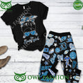 Detroit Lions Lions Girl Symbols Black Pajamas