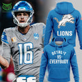 Detroit Lions Vs EveryBody Jared Goff dream big win Rams Hoodie
