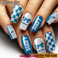 Detroit Lions Women Custom Nails Set