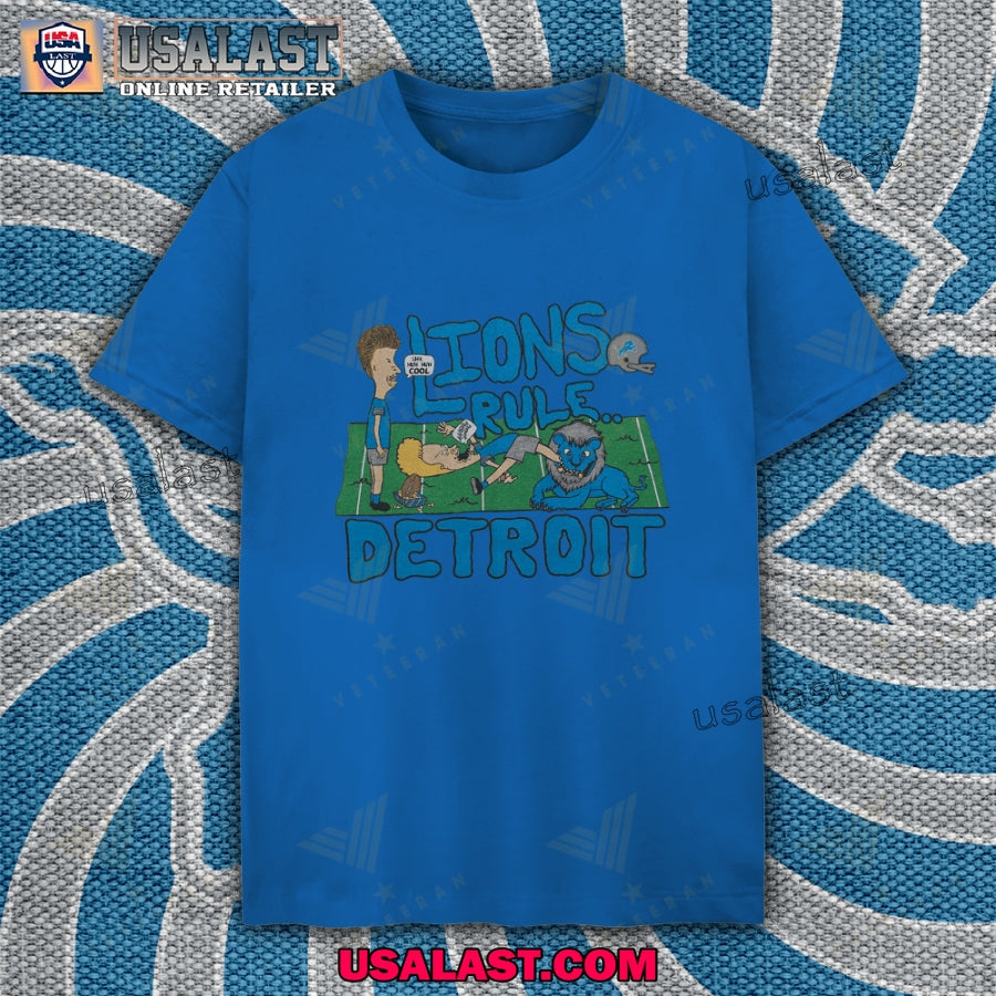 Detroit Lions x Beavis and Butthead Apparel Tee Shirt, Sweatshirt