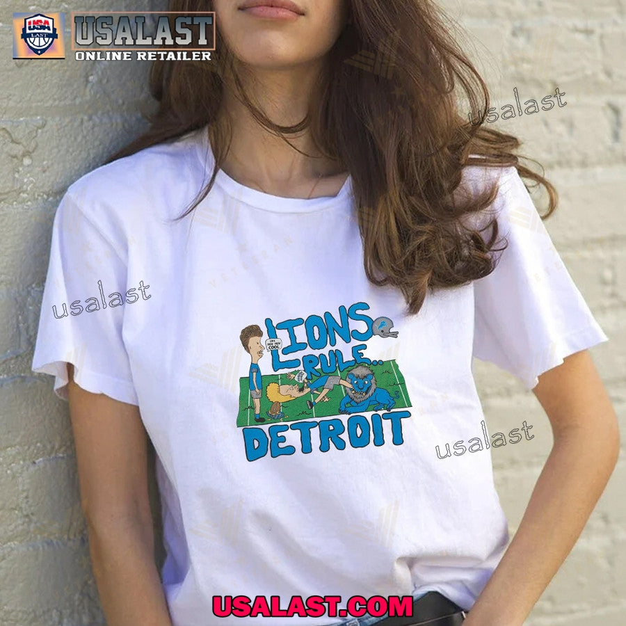 Detroit Lions x Beavis and Butthead Apparel Tee Shirt, Sweatshirt