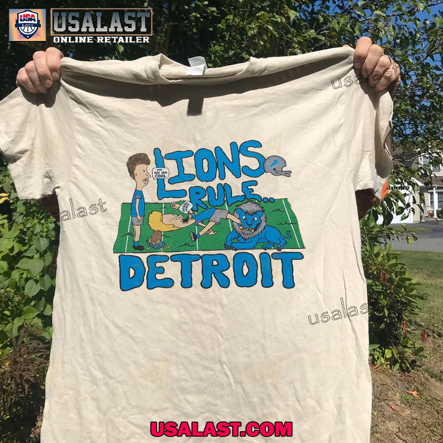 Detroit Lions x Beavis and Butthead Apparel Tee Shirt, Sweatshirt