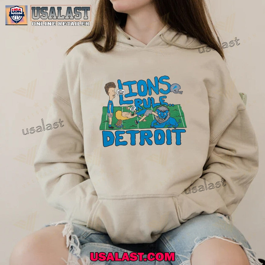 Detroit Lions x Beavis and Butthead Apparel Tee Shirt, Sweatshirt