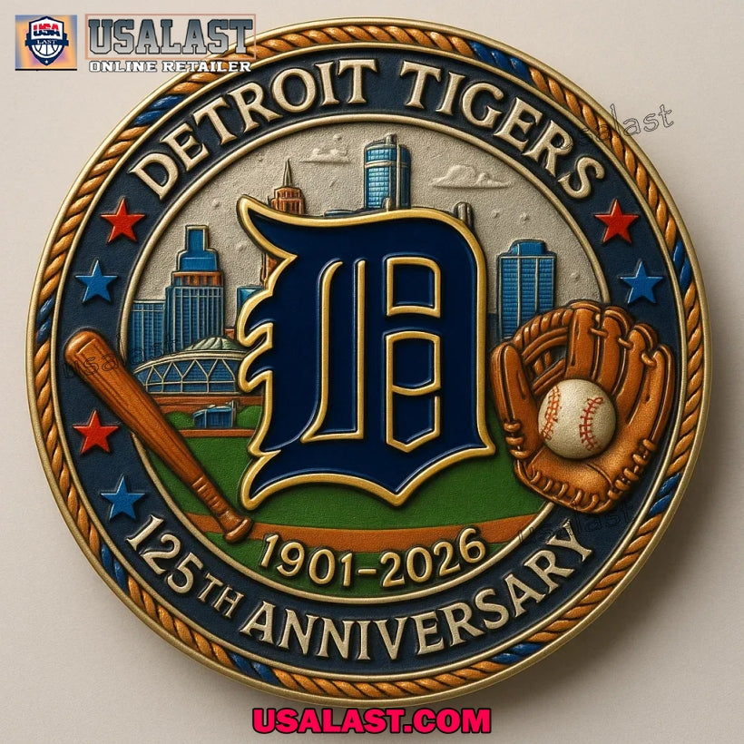 Detroit Tigers 125th Anniversary Commemorative Coin