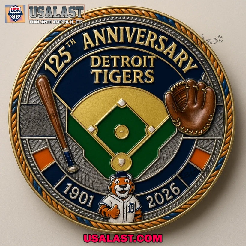 Detroit Tigers 125th Anniversary Commemorative Coin