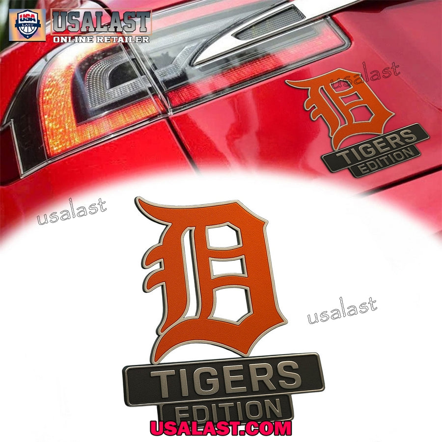 Detroit Tigers Car Emblem Custom 3D Badge