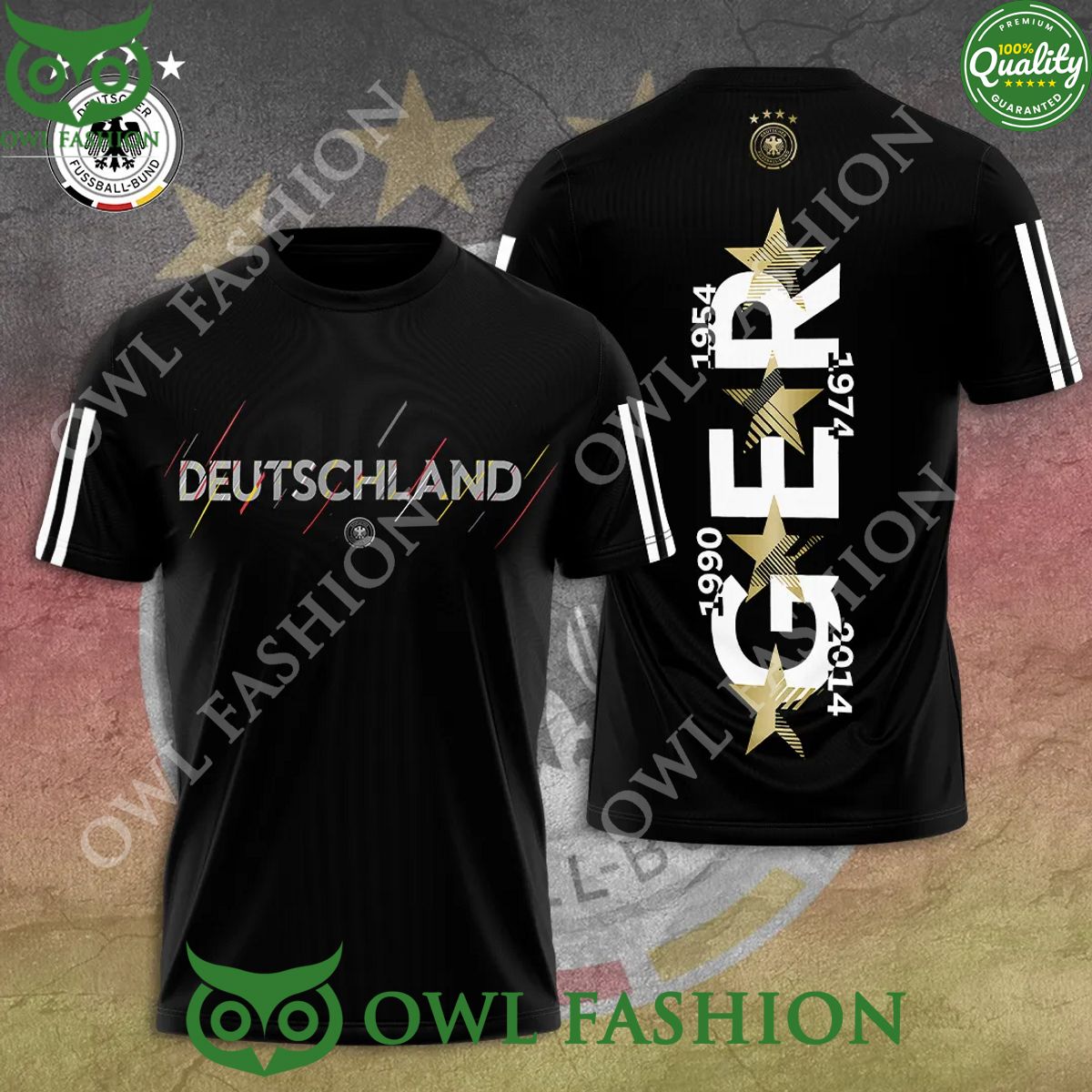 Deutschland Fussball bund limited edition t shirt