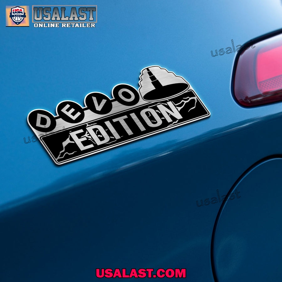 Devo Edition 3D Engraved Car Name Emblem