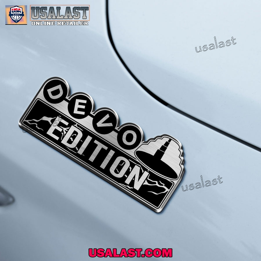 Devo Edition 3D Engraved Car Name Emblem