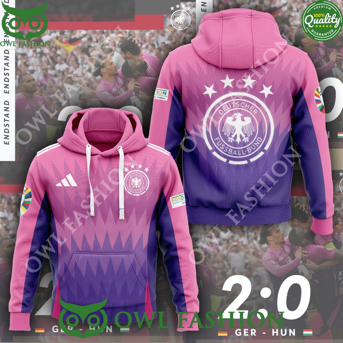 DFB Deutscher Fussball BUND Away printed hoodie