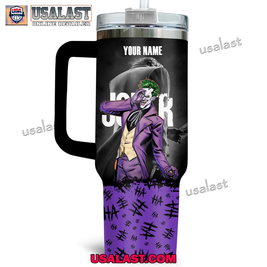 Joker Why So Serious Custom 40oz Tumbler Cup