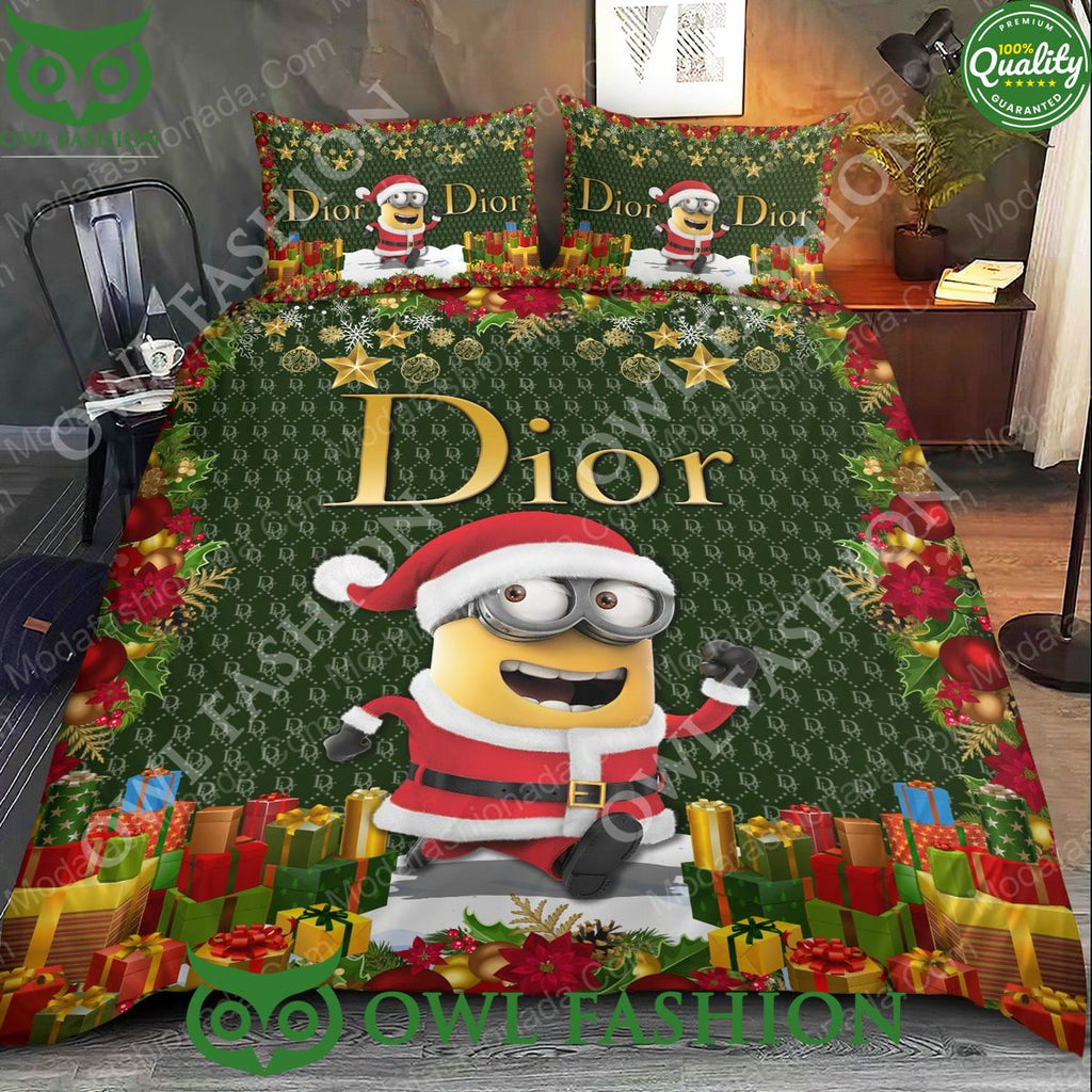 Dior Christmas Minion Premium Bedding Sets