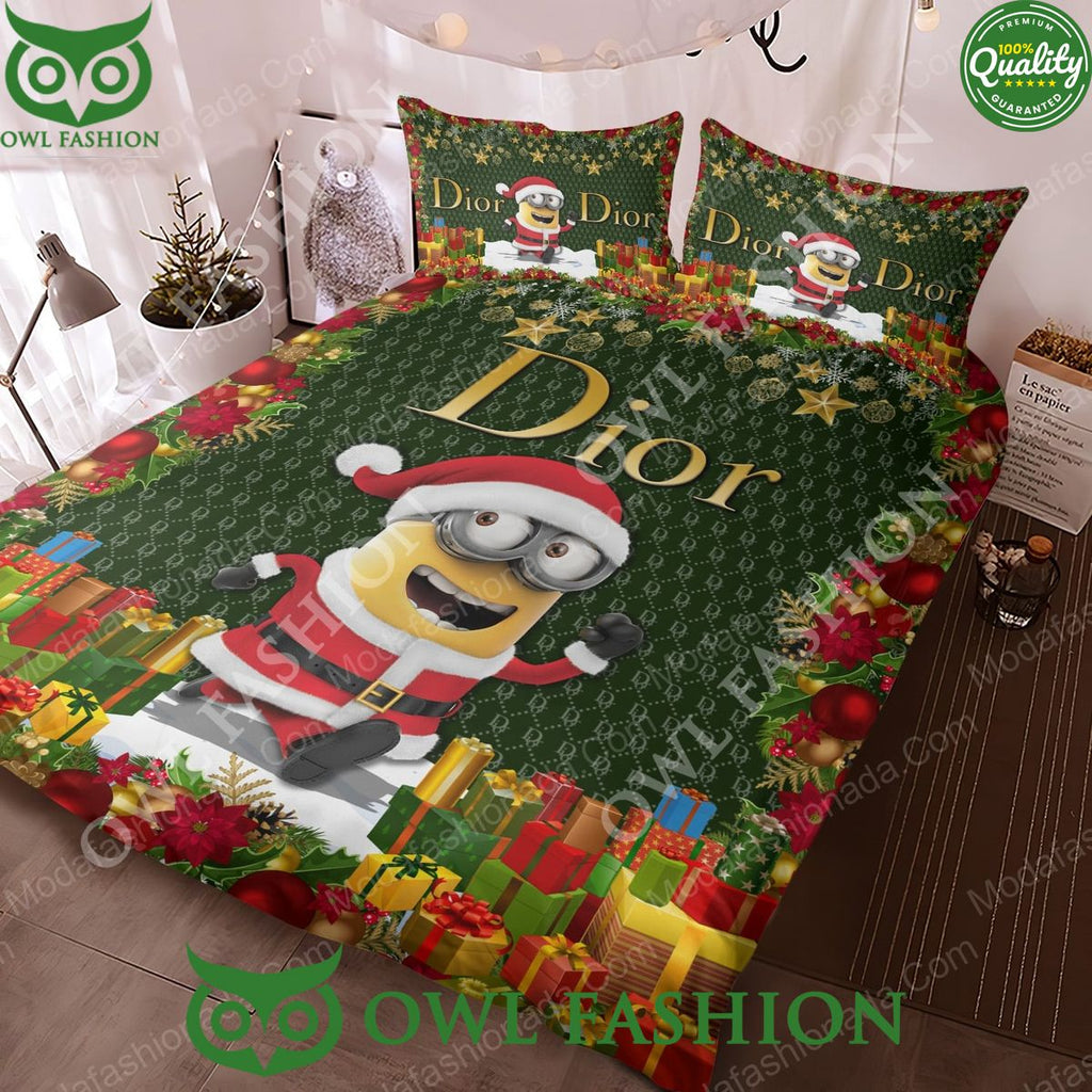Dior Christmas Minion Premium Bedding Sets