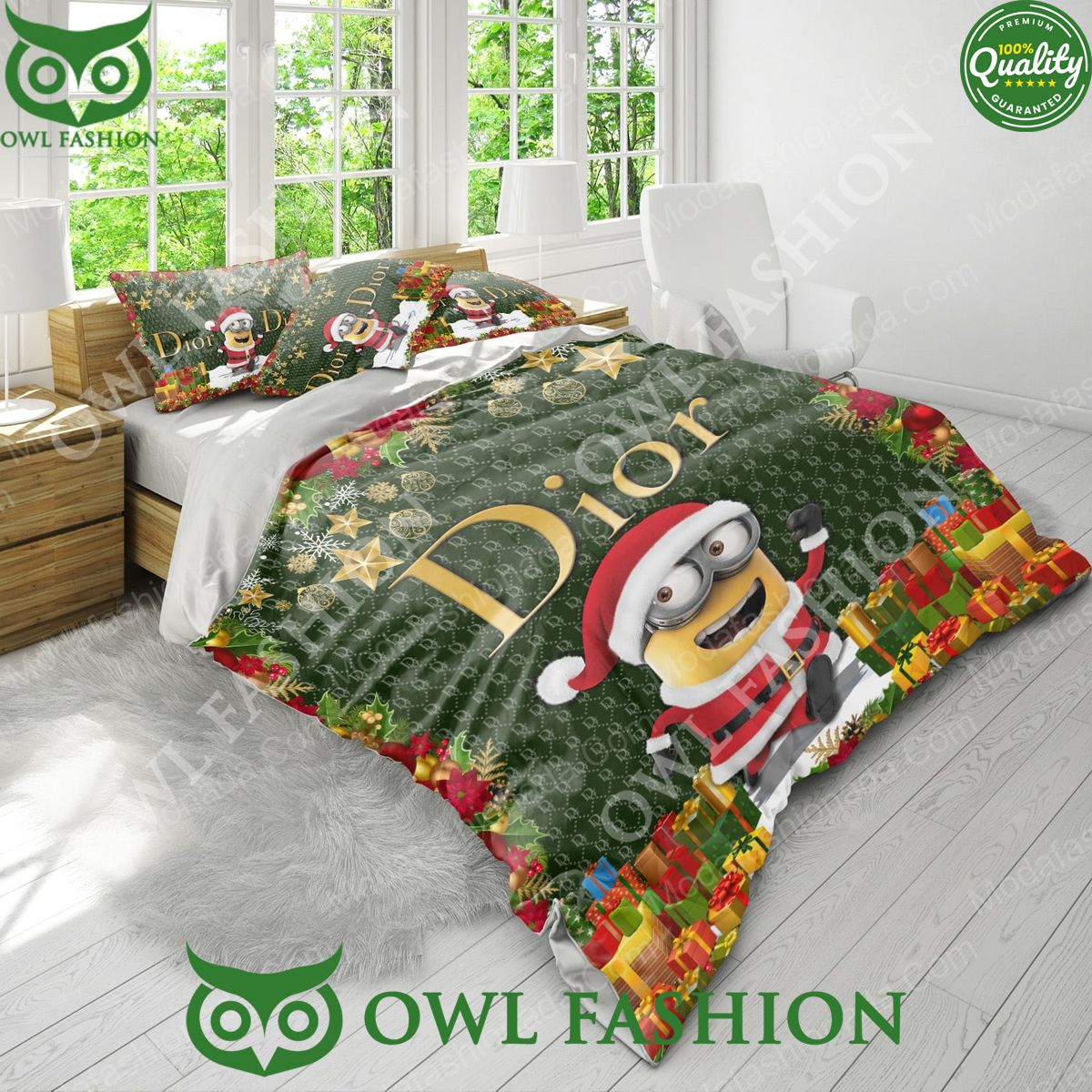 Dior Christmas Minion Premium Bedding Sets