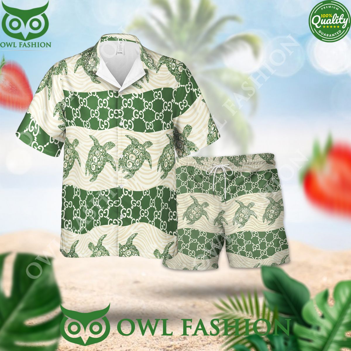 Dior The Sea Waves Luxury Summer 2024 hawaiian shirt and short track
