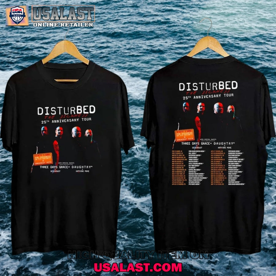 Disturbed Band The Sickness 25th Anniversary Tour T-Shirt