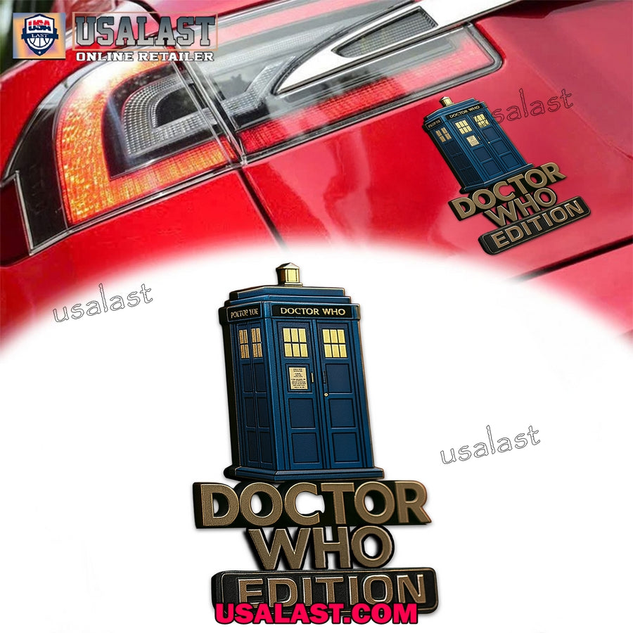 Doctor Who Custom 3D Car Badge Sticker