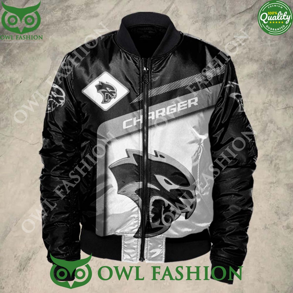 Dodge Charger Sport 3D Bomber Jacket
