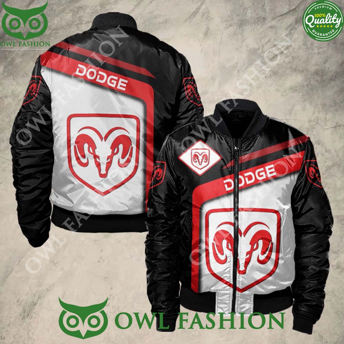 Dodge Sport 3D Bomber Jacket