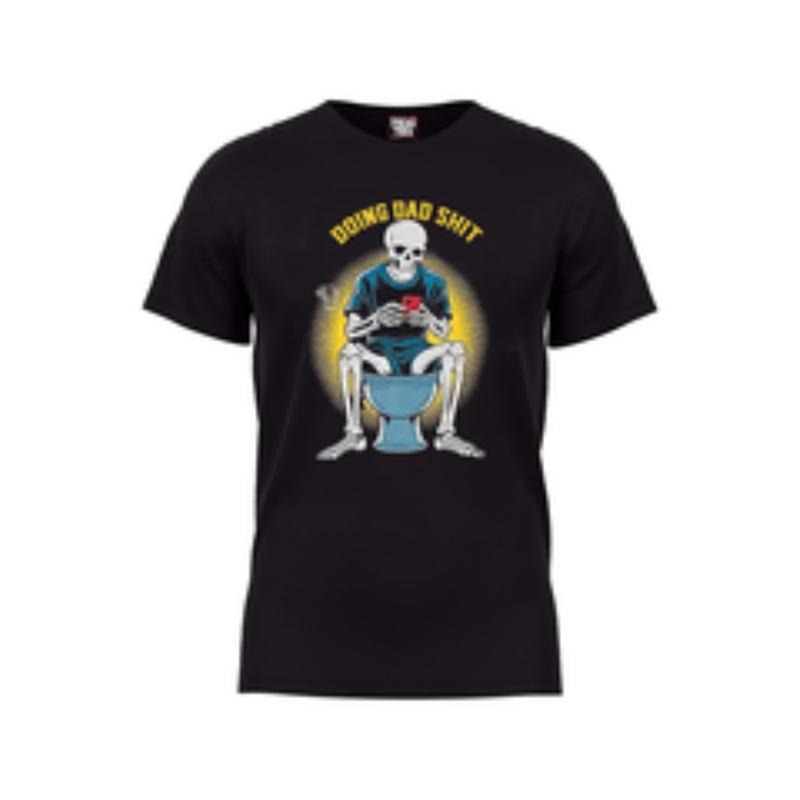 doing dad skeleton dad TNF day Lightsaber brand shirt funny gifts for husband dad grandpa 100 cotton round neck short...