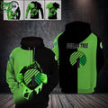 Dollar Tree Green Black 3D Shirt