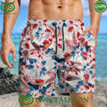 Donald Trump Face Beach Vibe Aloha 3D Short For Men