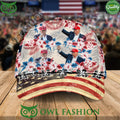 Donald Trump Face With Floral Hawaiian Pattern Printed Classic Cap