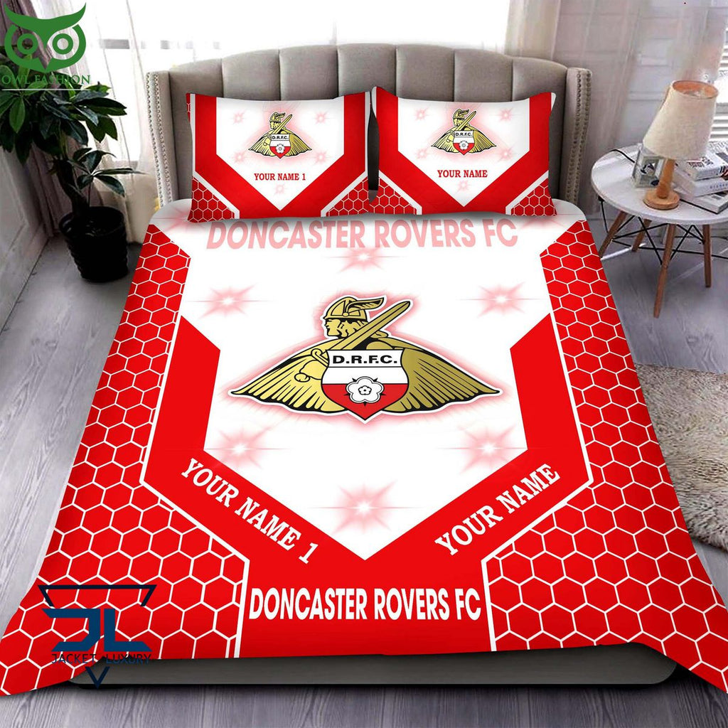 Doncaster Rovers Personalized EFL Bedding Set